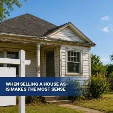 When Selling a House As-Is Makes the Most Sense